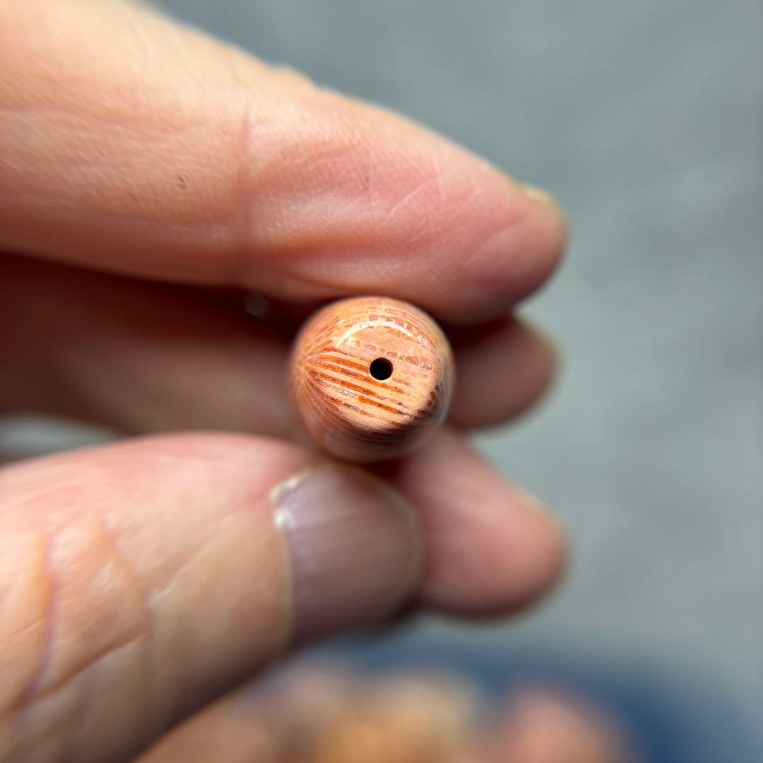 ユッキーフォッシルコーラル　天珠　1-304