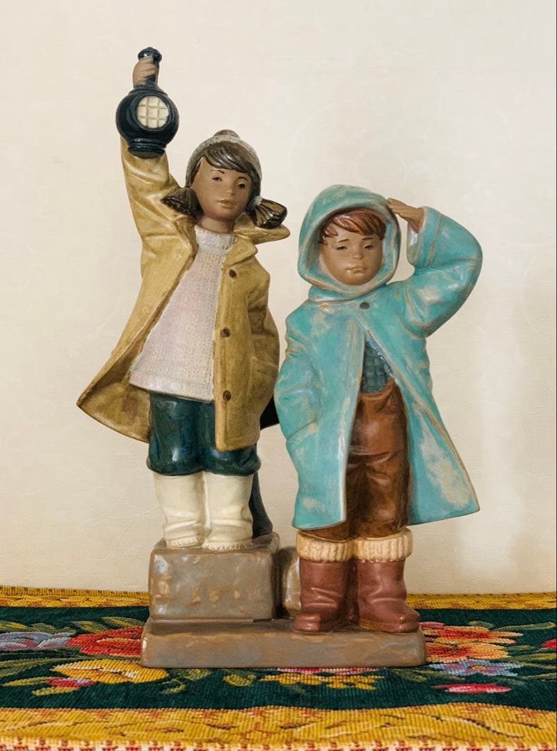 リヤドロ《AHOY THERE》グレス【絶版・貴重・美品】専用箱有り