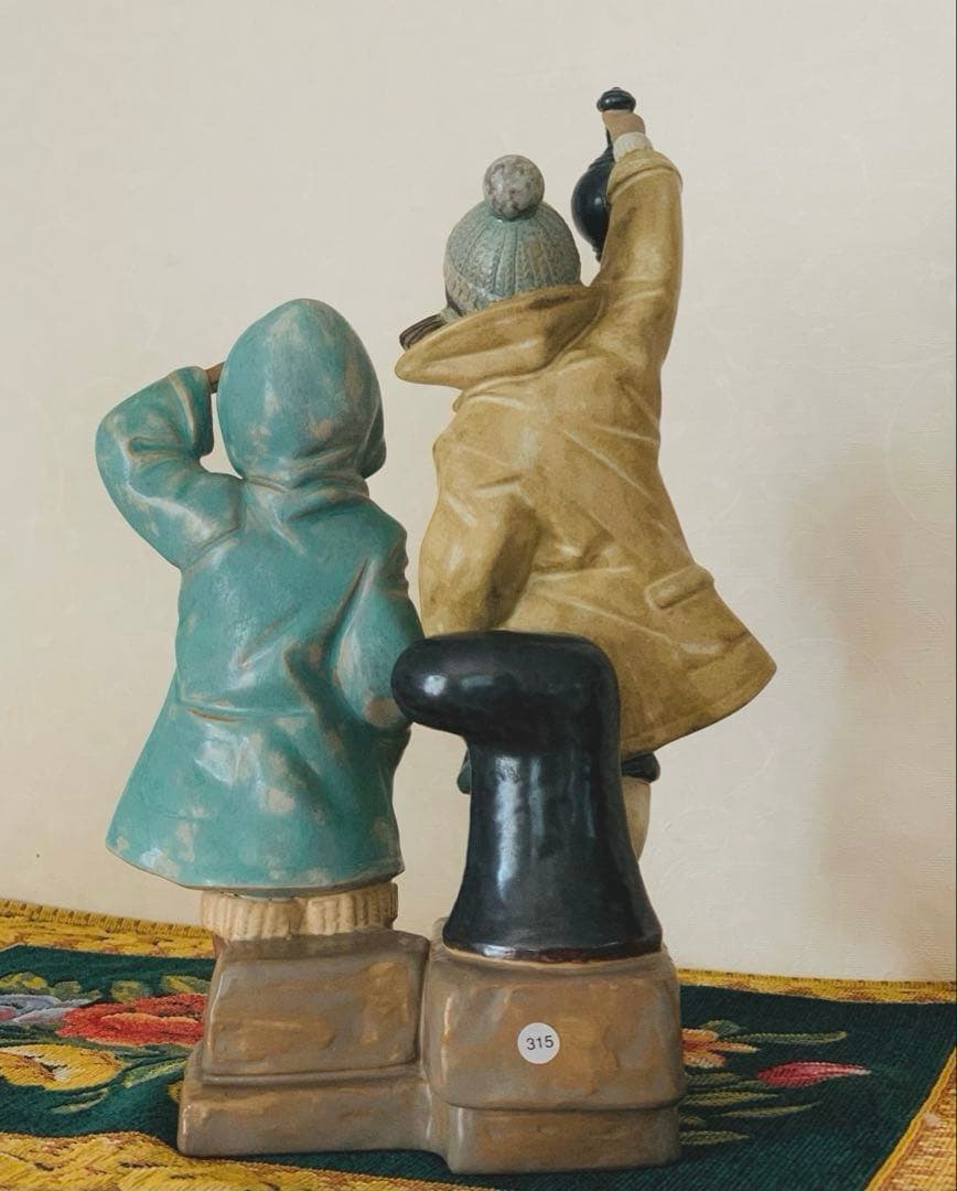 リヤドロ《AHOY THERE》グレス【絶版・貴重・美品】専用箱有り