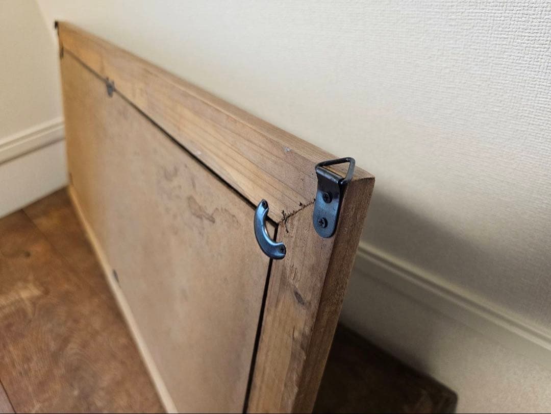 木製フレーム　ミラー【送料込】