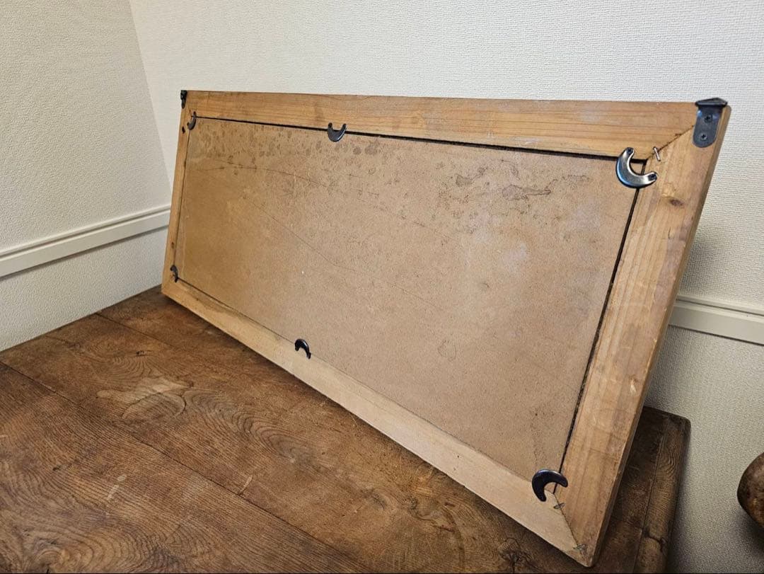 木製フレーム　ミラー【送料込】