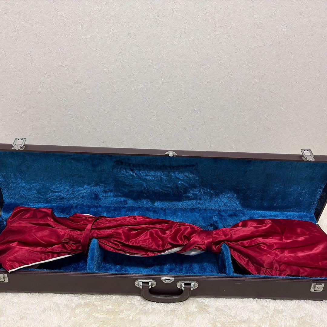 三味線 三つ折り ハードケース付き 合皮胴 お稽古用 ジャンク