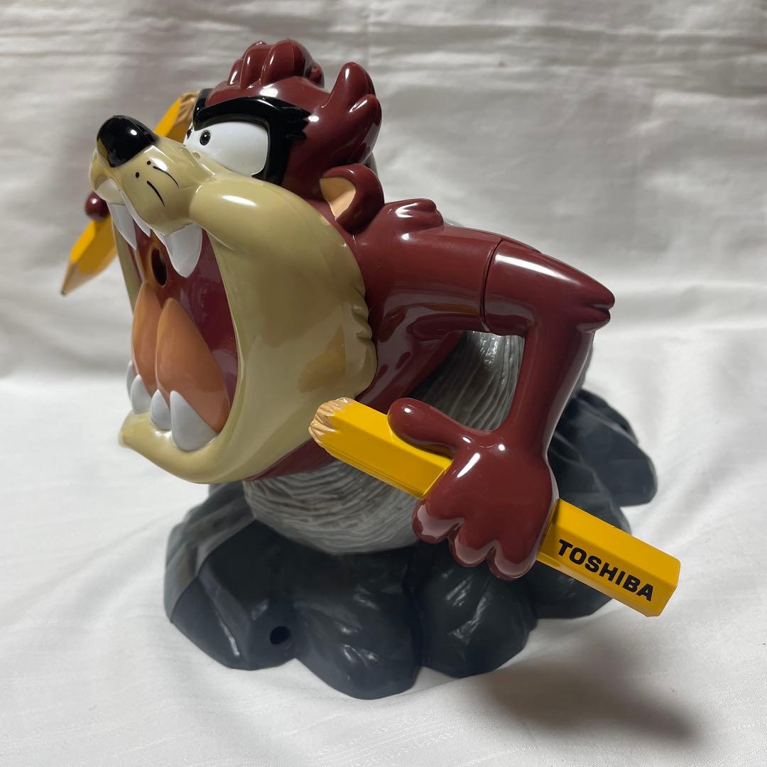 デッドストック90s TOSHIBA タズマニアン.デビル電池式鉛筆削り　完動品