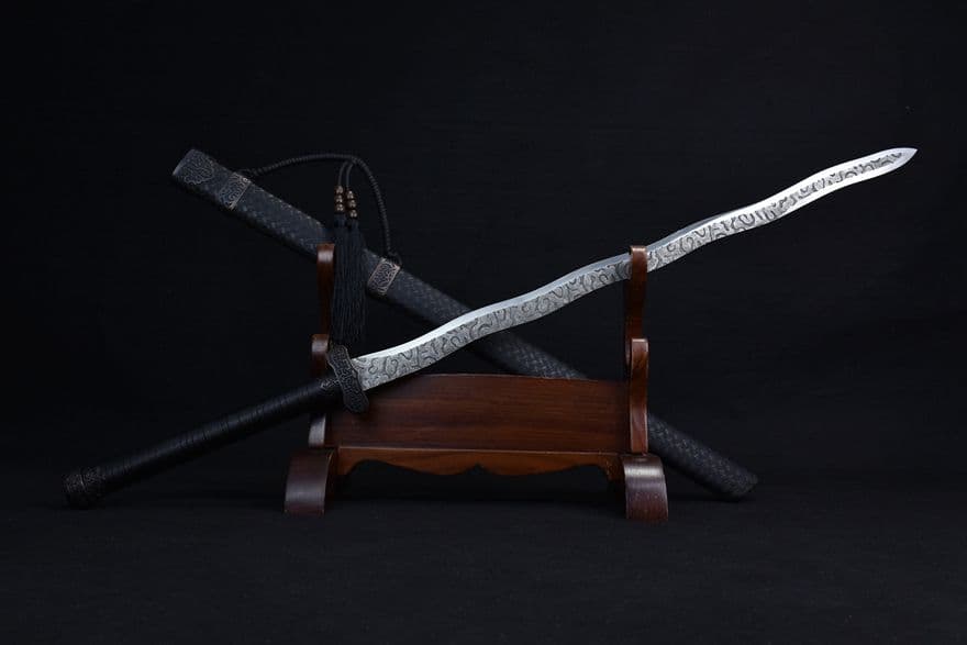 武具 刀装具 日本刀 模造刀 横刀 直刀 曲龍