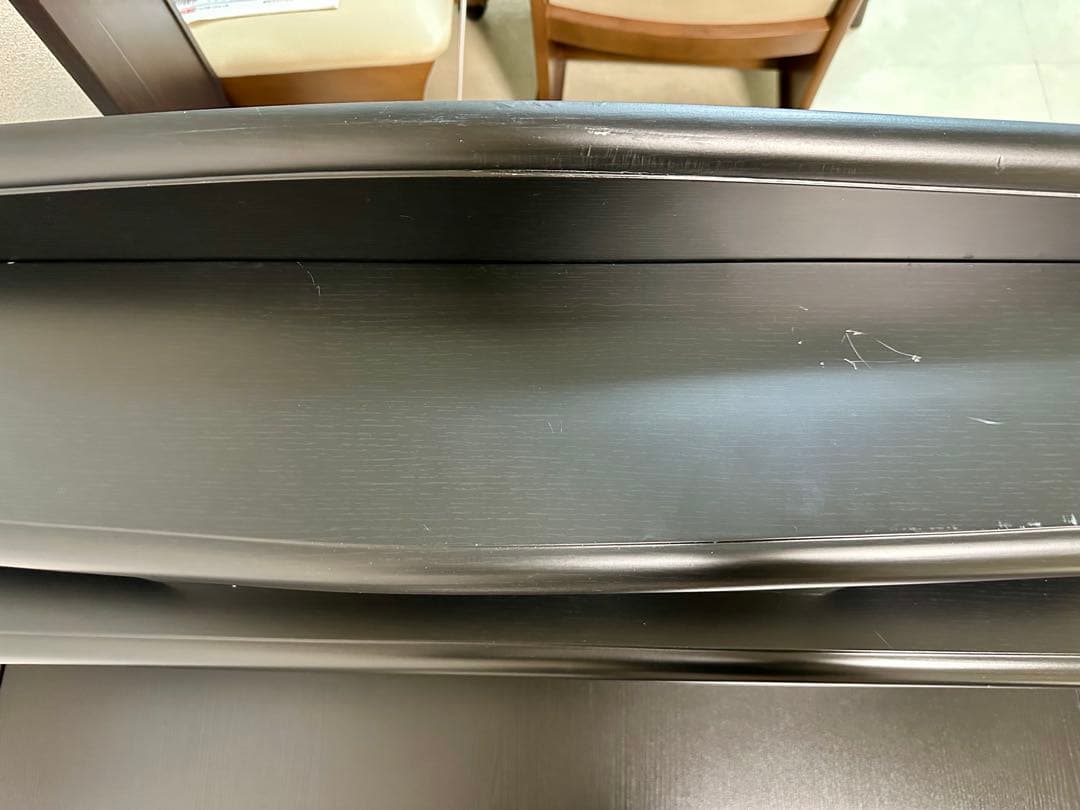 【引き取り/発送変更可】セミダブルベッド ブラウン ウッド 引き出し 照明