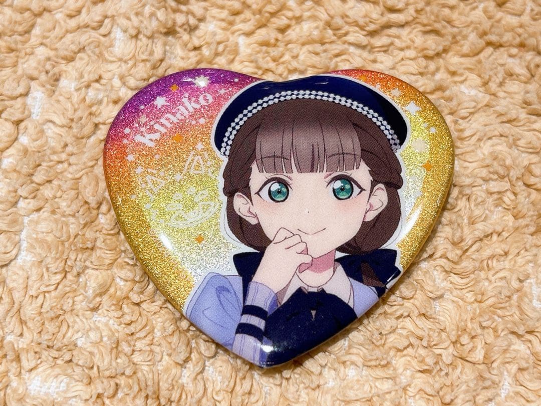ラブライブ スーパースター Liella ハート型 缶バッジ 桜小路きな子