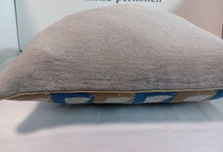 ❤パイピングクッションカバー❤サラブレッド＆コットンリネン♪