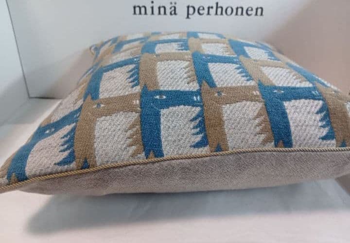 ❤パイピングクッションカバー❤サラブレッド＆コットンリネン♪