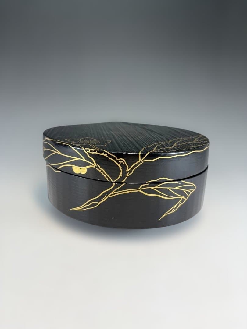 【中古品】小坂修斉造　一閑桃喰籠