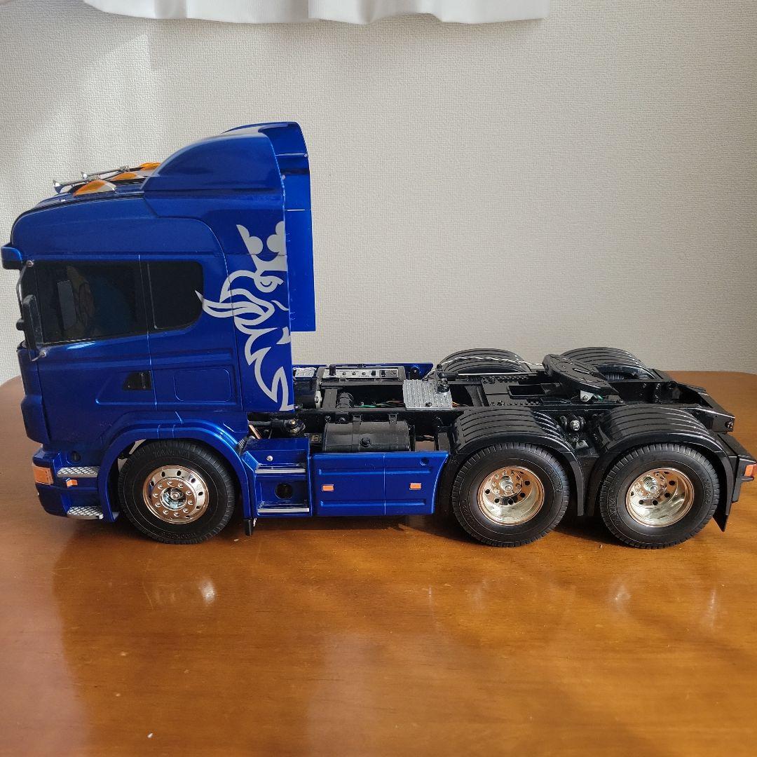 スカニア R620 6×4 フルオペレーションセット ブルー 完成品