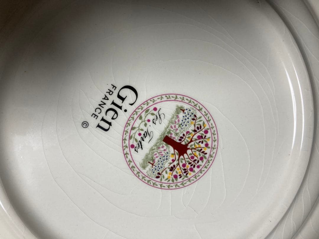 gien 廃盤デザート皿6枚