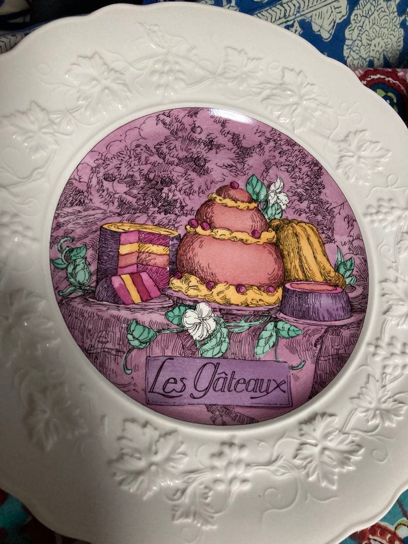 gien 廃盤デザート皿6枚