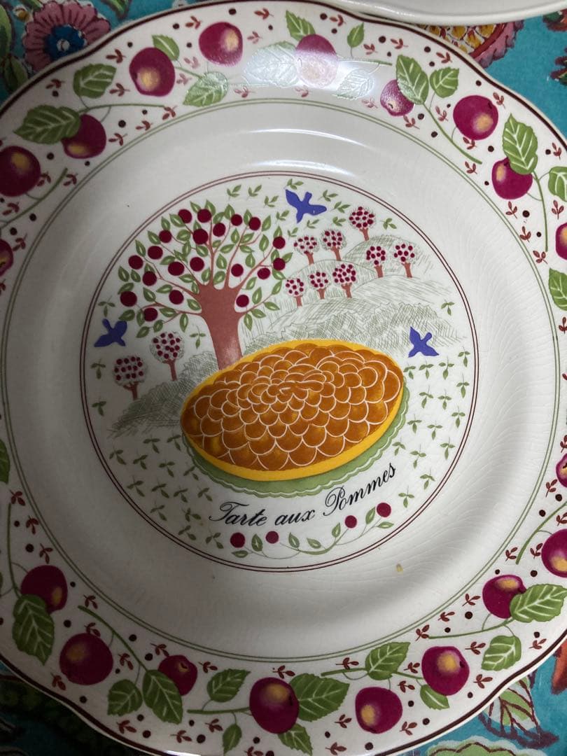 gien 廃盤デザート皿6枚