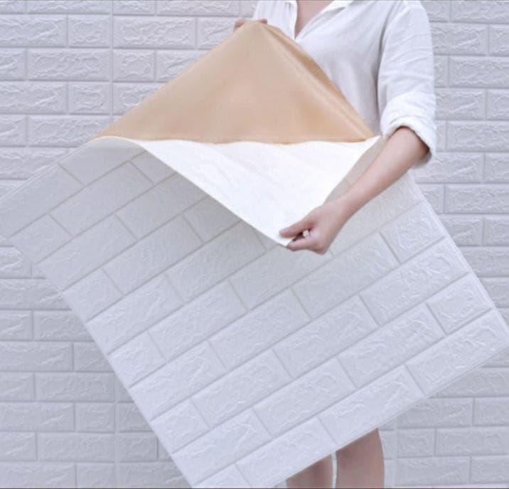 50枚 3D壁紙シール ウォールステッカー レンガ 防水