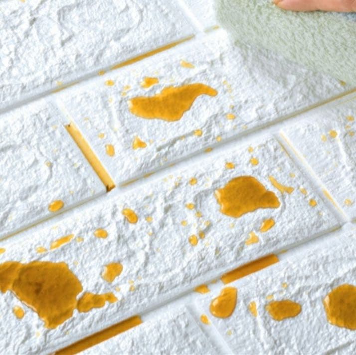 50枚 3D壁紙シール ウォールステッカー レンガ 防水