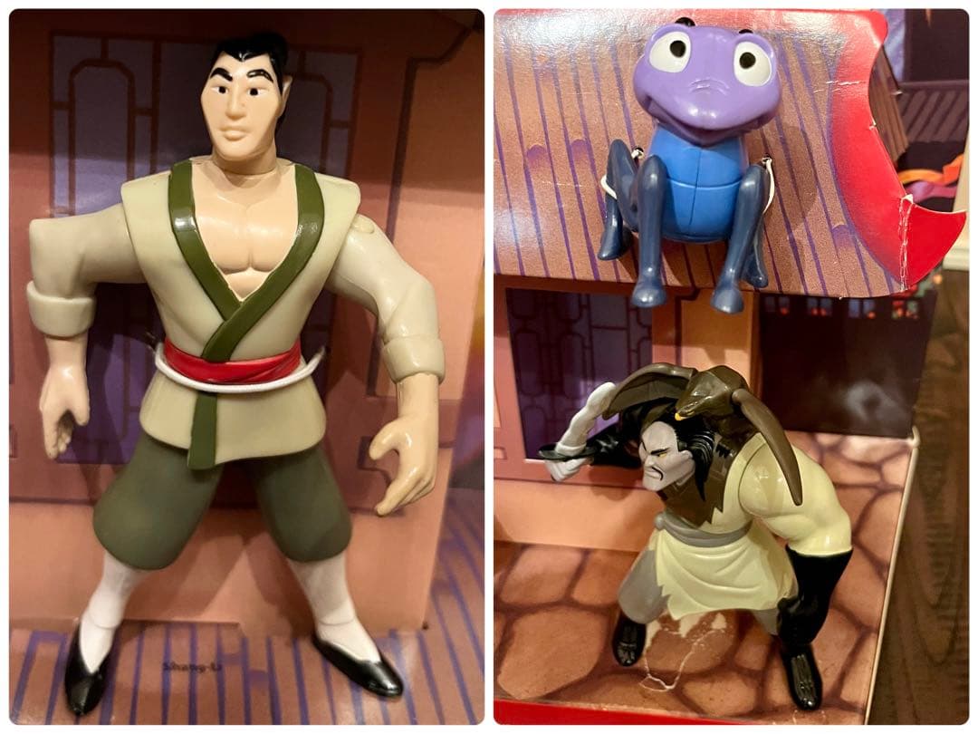 ディズニー　ムーラン　マクドナルド　ハッピーセット　非売品　ディスプレイ