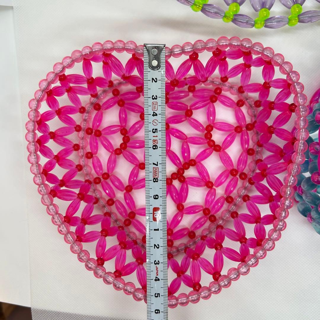 スイマー　ビーズカゴ　レトロ　中古　店舗用　7個セット