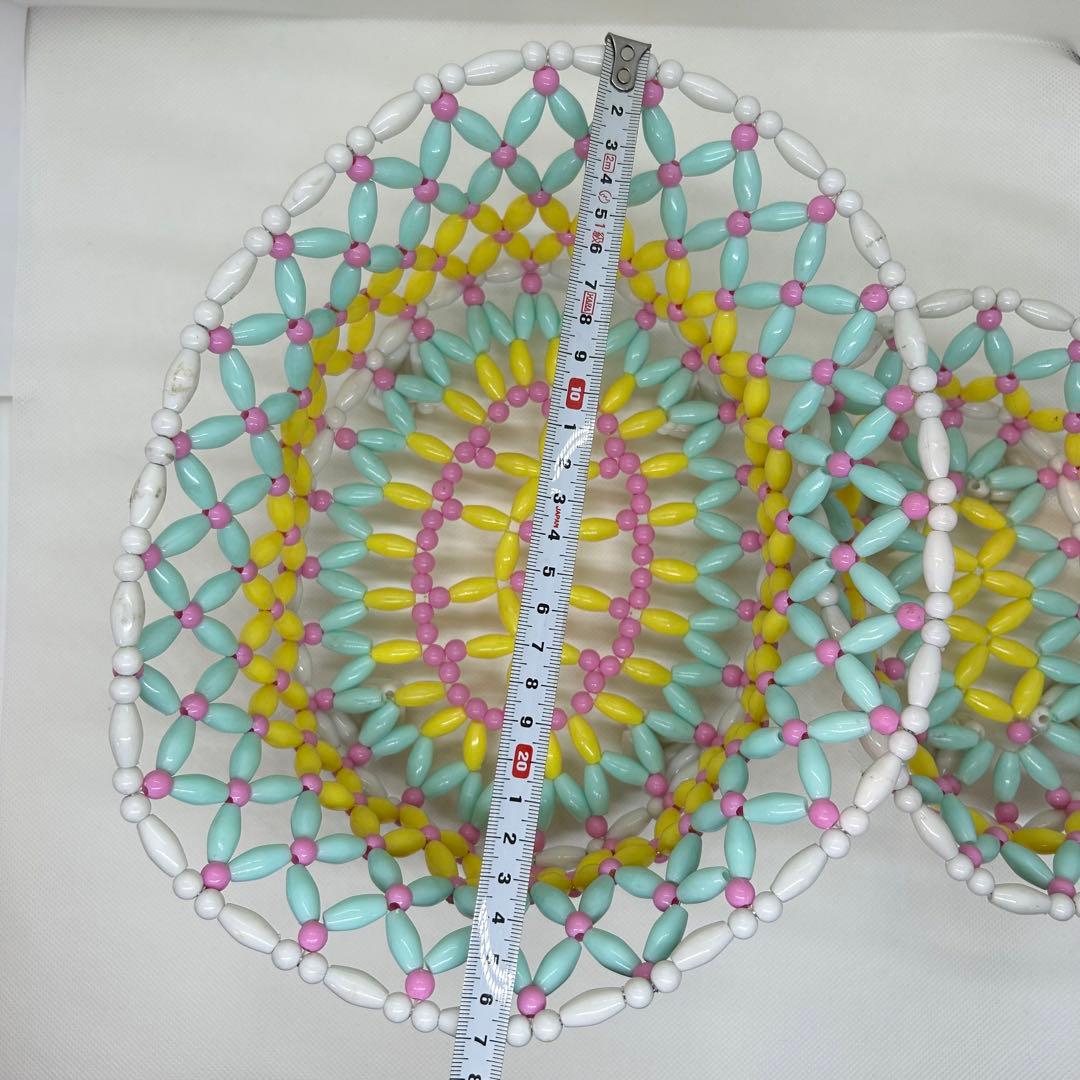 スイマー　ビーズカゴ　レトロ　中古　店舗用　7個セット