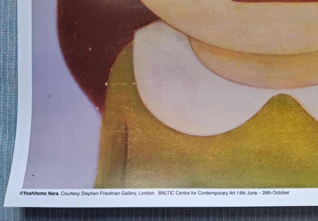 奈良美智2枚組ポスター　『Eyes Open & Eyes Closed』