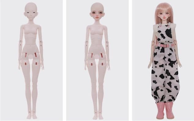 AX876 BJD 1/4 ドール本体 Juan 球体関節人形 ハンドメイド