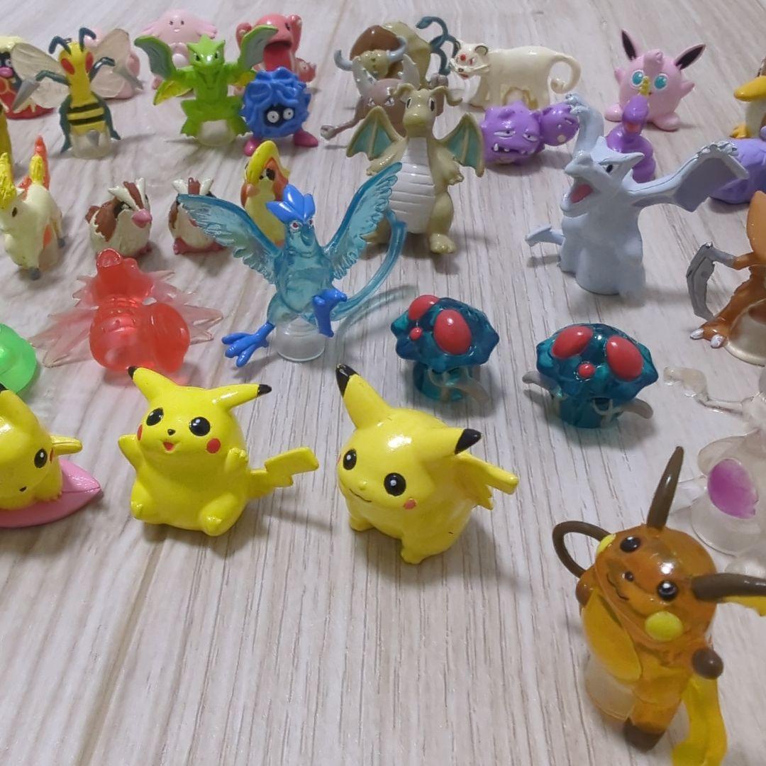 ポケモン ガチャガチャ フィギュア 90年代 初代 レトロ 当時物 クリア