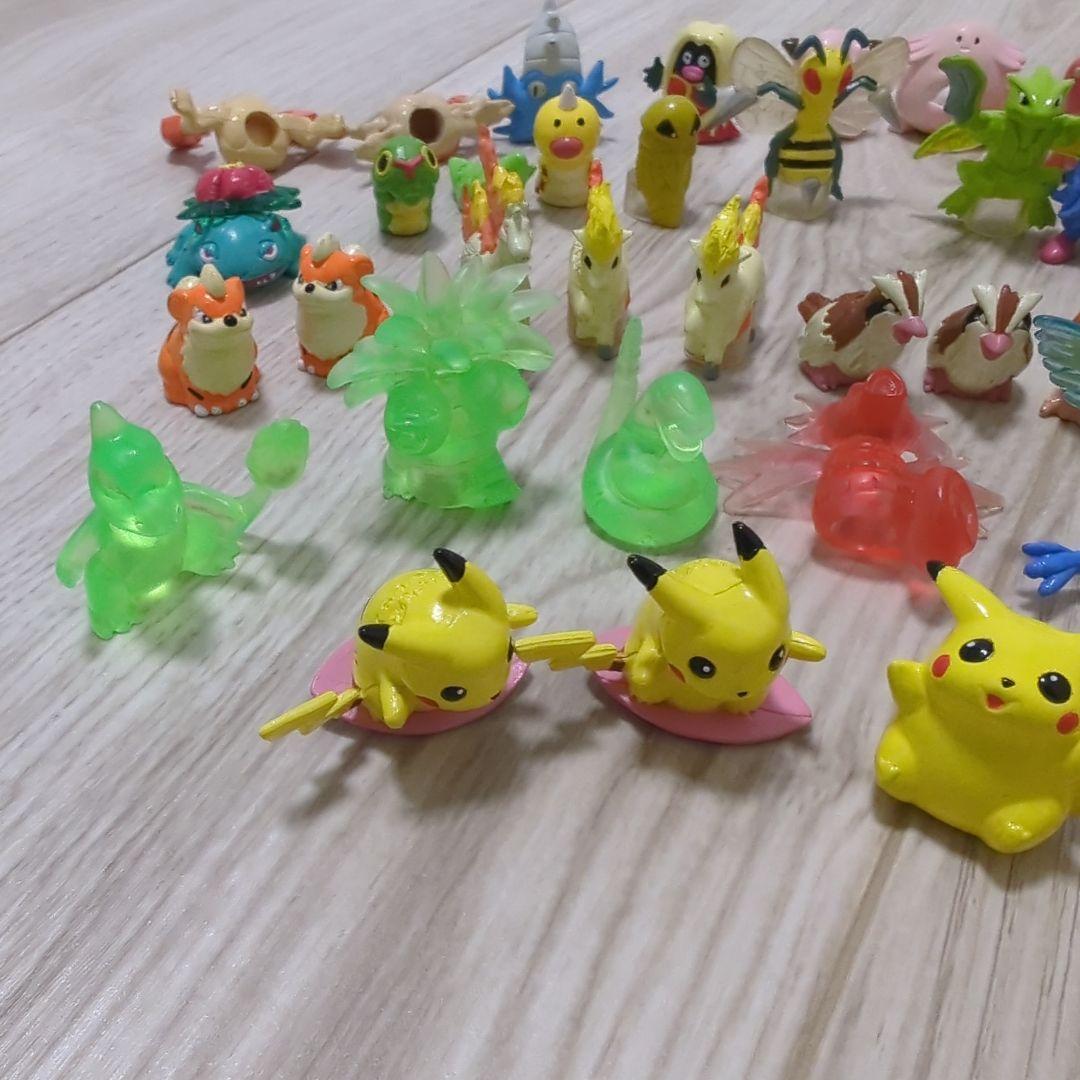 ポケモン ガチャガチャ フィギュア 90年代 初代 レトロ 当時物 クリア