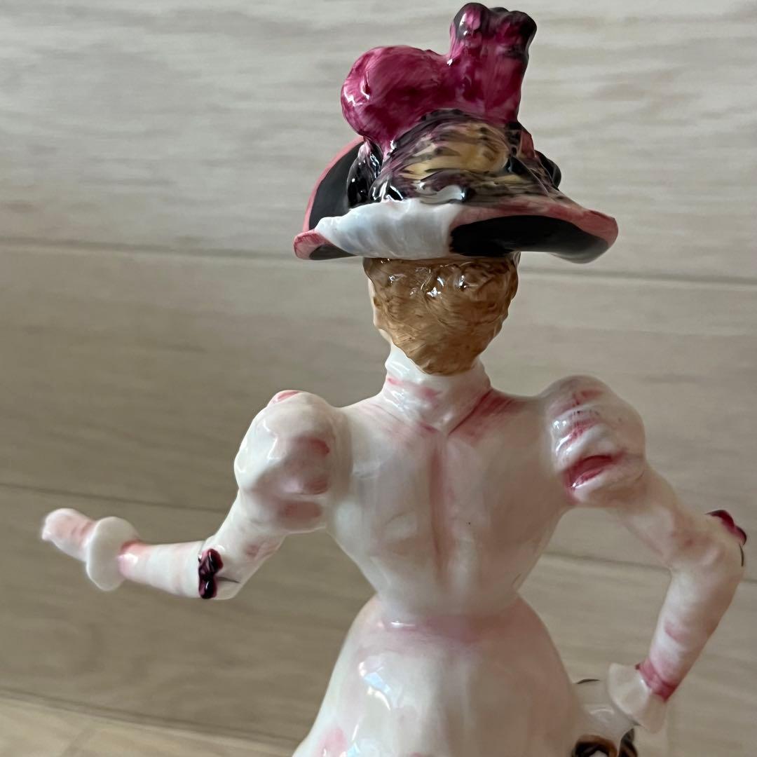 【激レア】美品 ロイヤルドルトン アスコット フィギュリン 人形 置物 高級 女