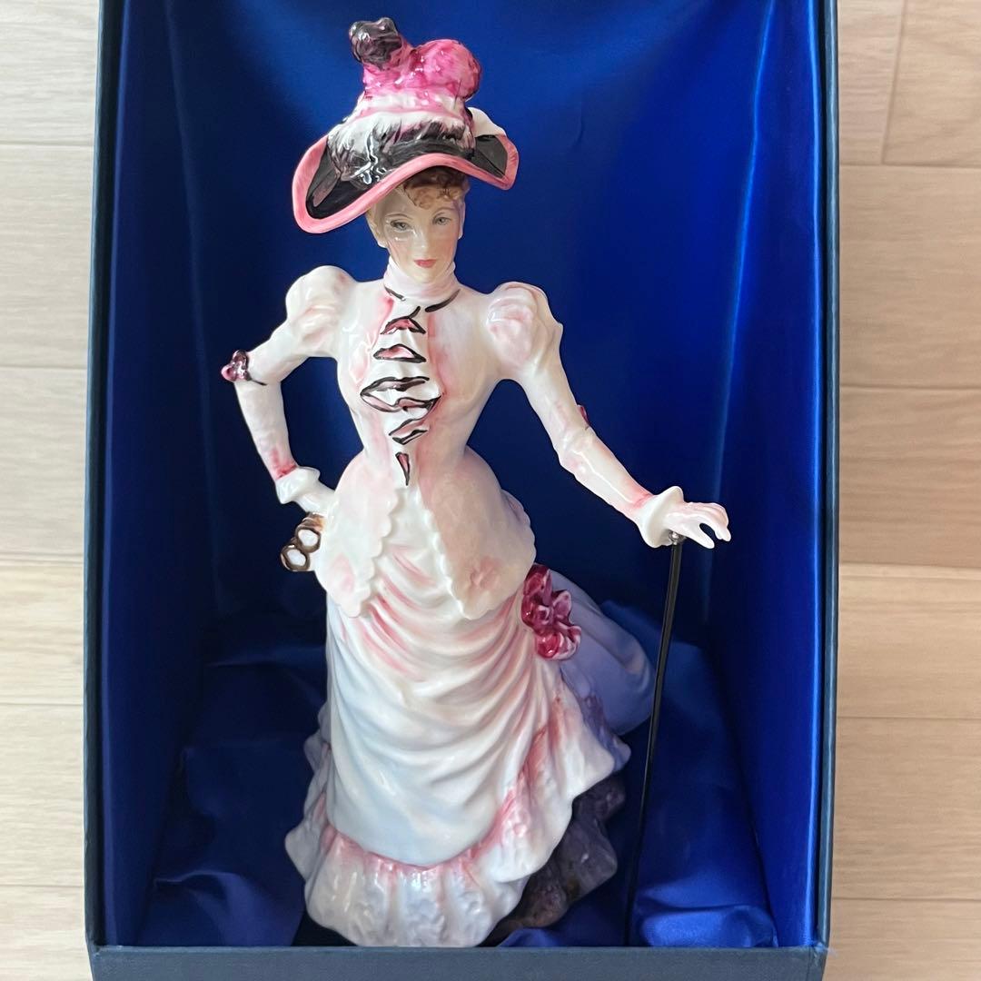 【激レア】美品 ロイヤルドルトン アスコット フィギュリン 人形 置物 高級 女