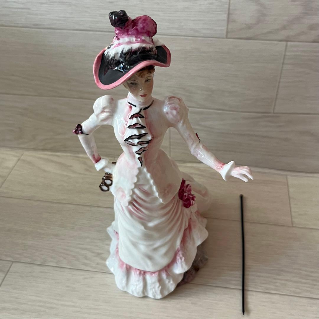 【激レア】美品 ロイヤルドルトン アスコット フィギュリン 人形 置物 高級 女