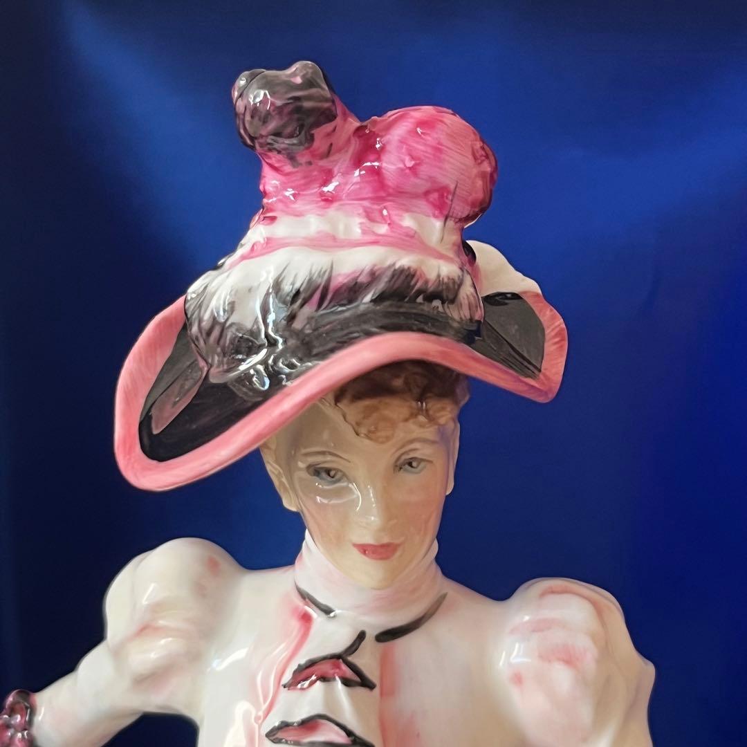 【激レア】美品 ロイヤルドルトン アスコット フィギュリン 人形 置物 高級 女