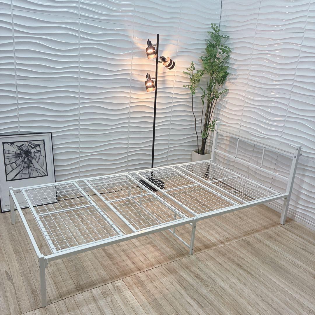 ◇大阪府全域 神戸市 配達料無料◇ニトリ◇バジーナ◇パイプベッド◇シングル◇