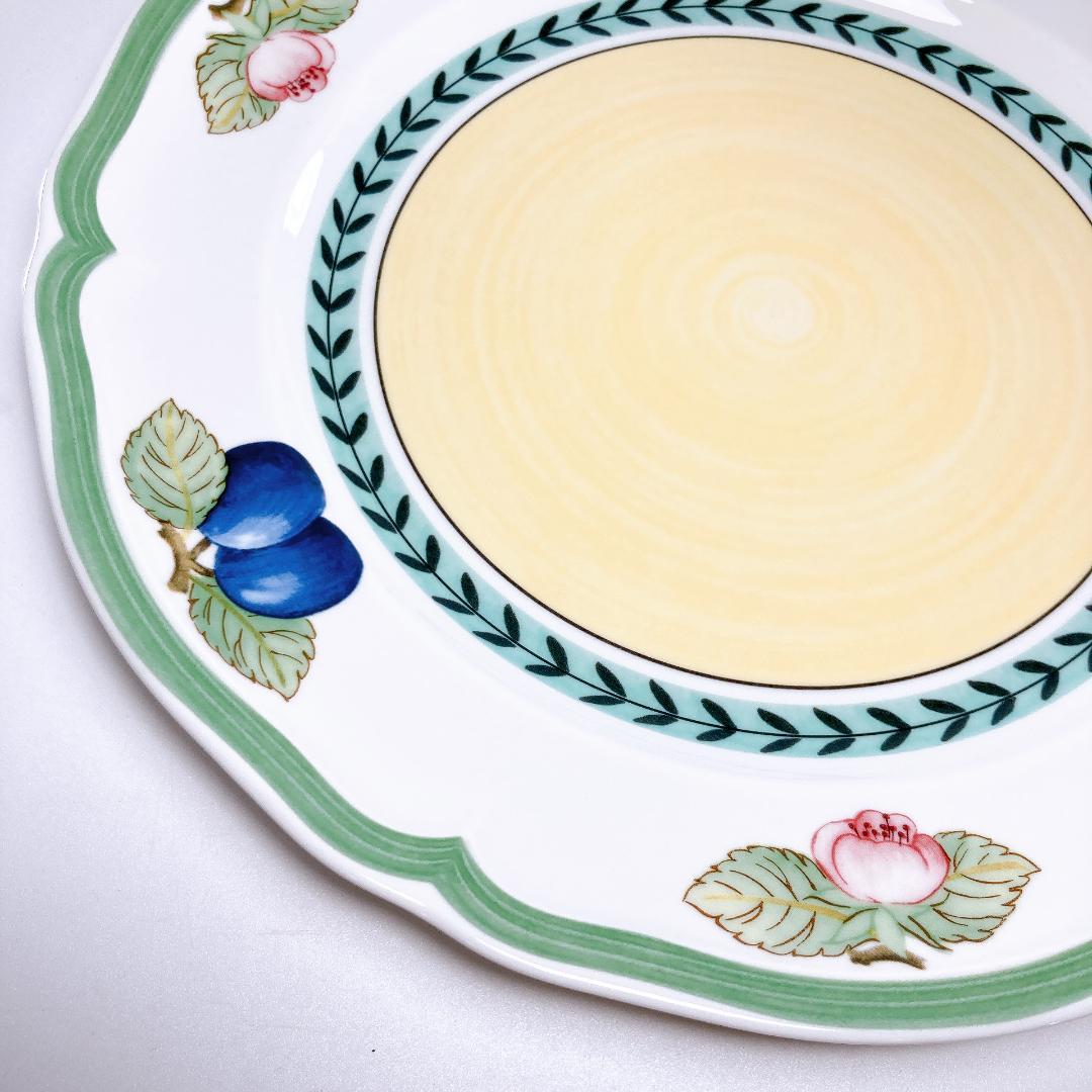 ビレロイ＆ボッホ フレンチガーデン 27㎝ プレート 2枚 |3822| - メルカリ