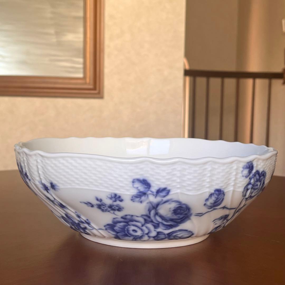 【美品】リチャードジノリ★ローズブルー★ラージボウルとシェルディッシュ