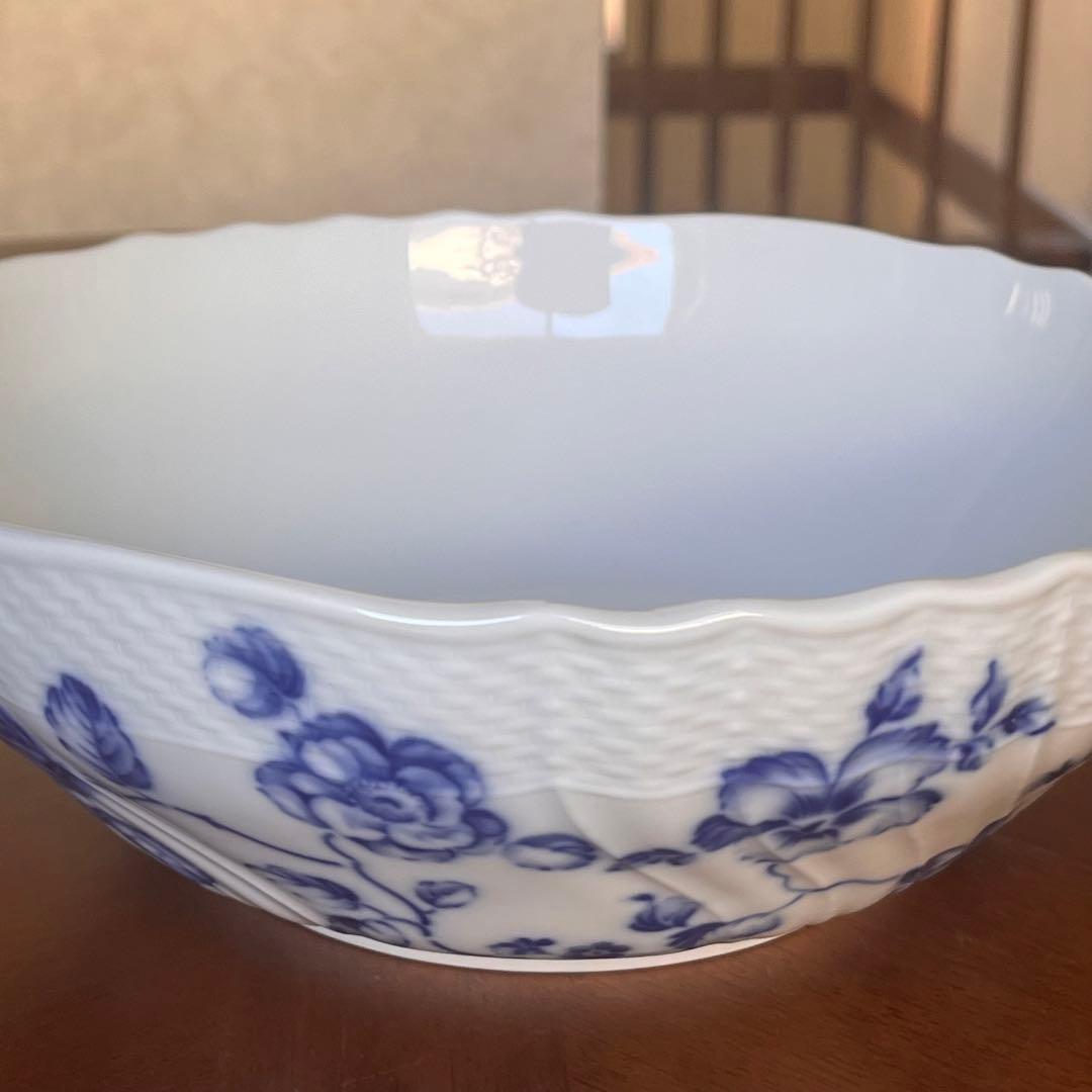 【美品】リチャードジノリ★ローズブルー★ラージボウルとシェルディッシュ
