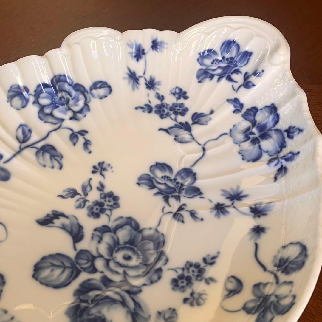 【美品】リチャードジノリ★ローズブルー★ラージボウルとシェルディッシュ