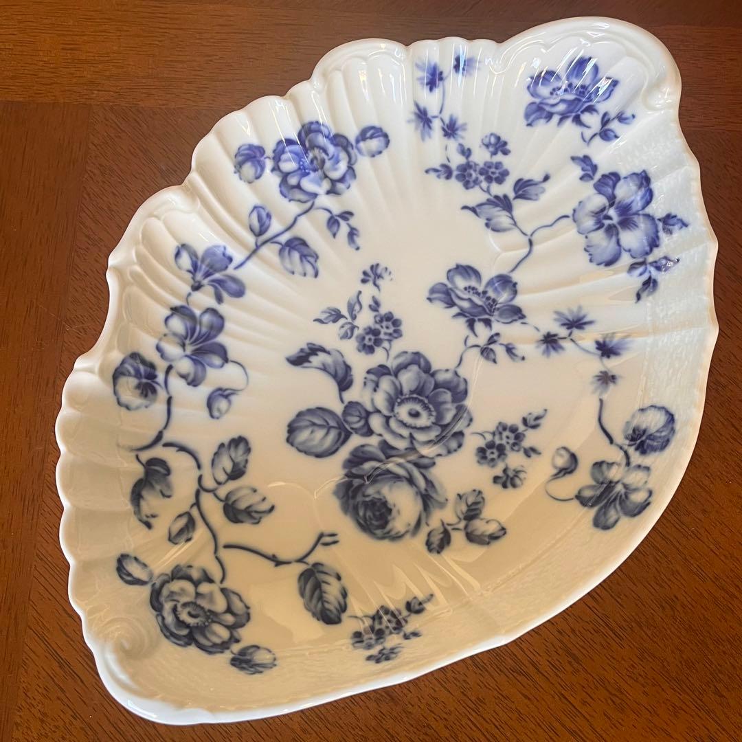 【美品】リチャードジノリ★ローズブルー★ラージボウルとシェルディッシュ