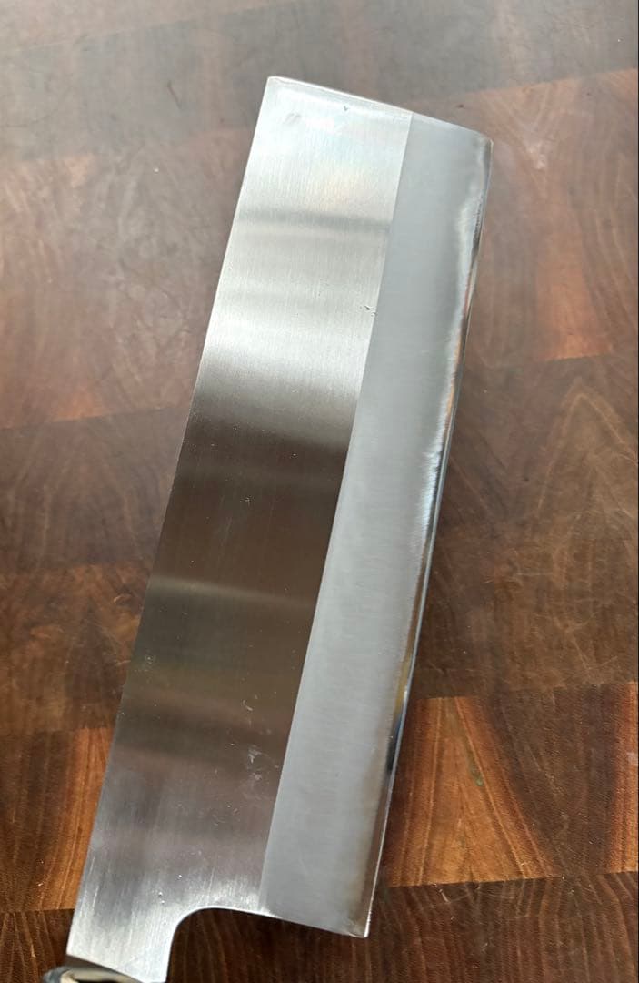 堺打刃物　薄口　中華包丁　210mm 7寸　白鋼　包丁　和包丁　未使用　菜切