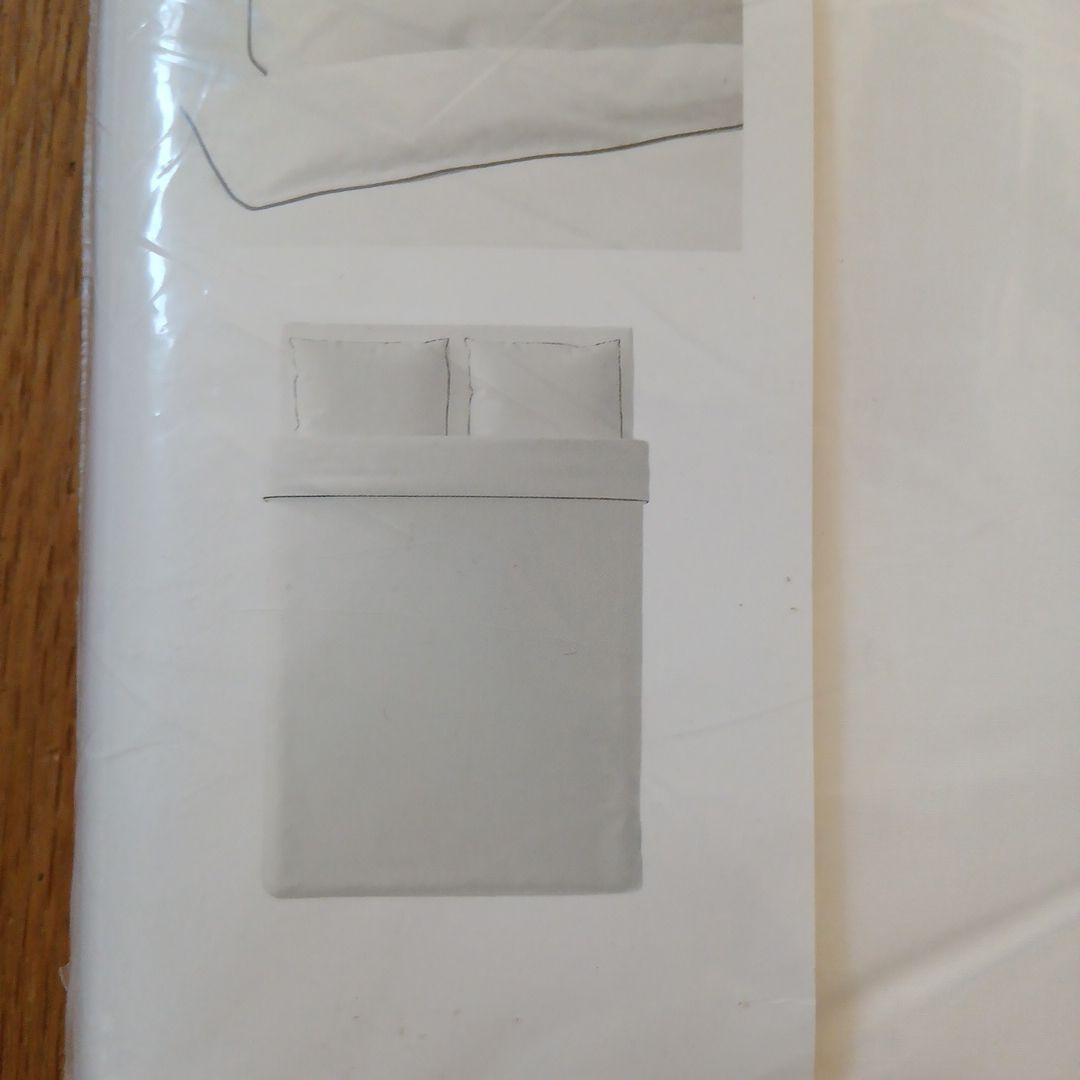 【新品】KUNGSBLOMMA 掛けカバー&ピロケース ダブル ２セット