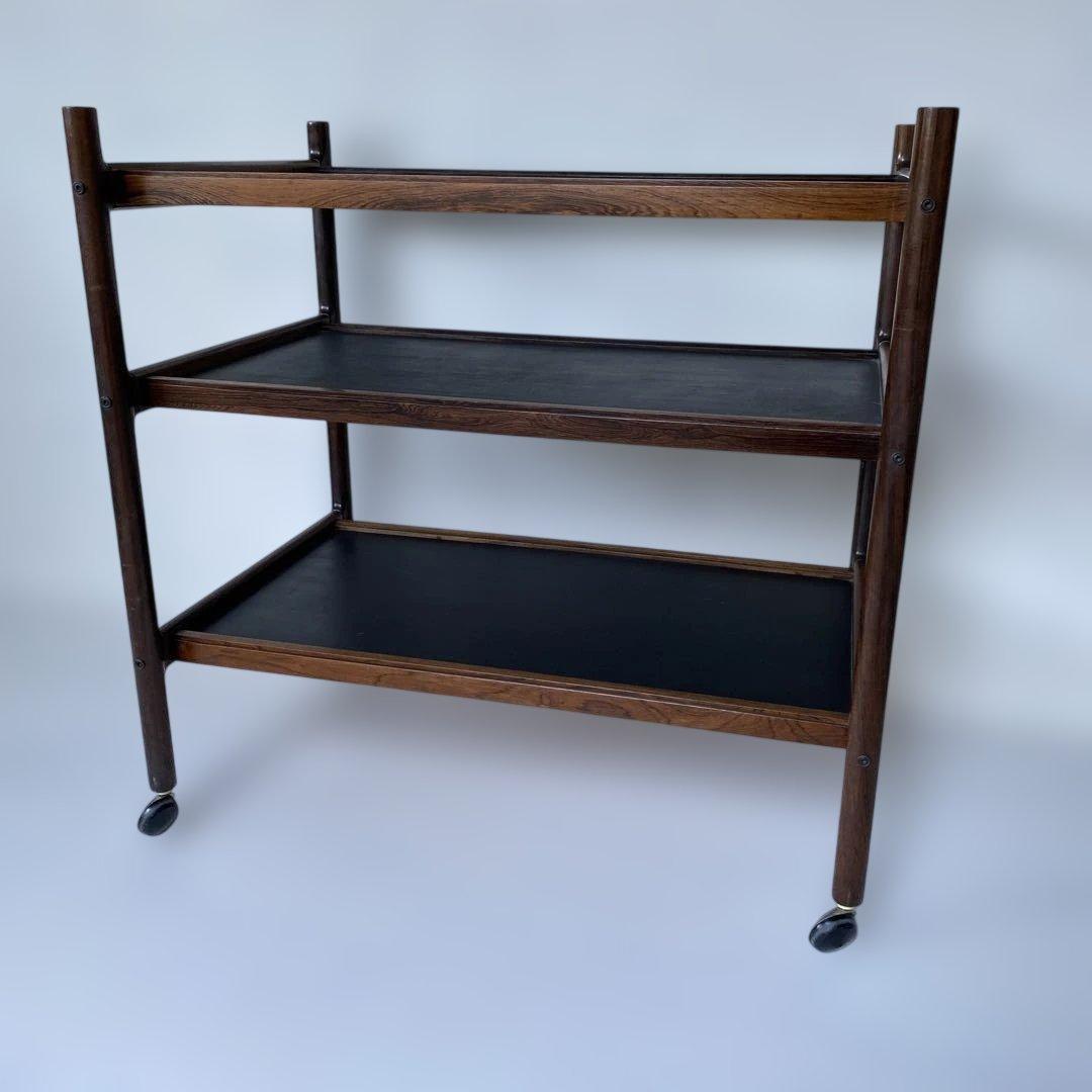 1960年代頃 デンマーク製 ローズウッド ワゴン トロリー