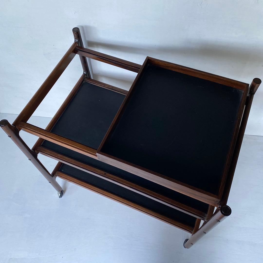 1960年代頃 デンマーク製 ローズウッド ワゴン トロリー