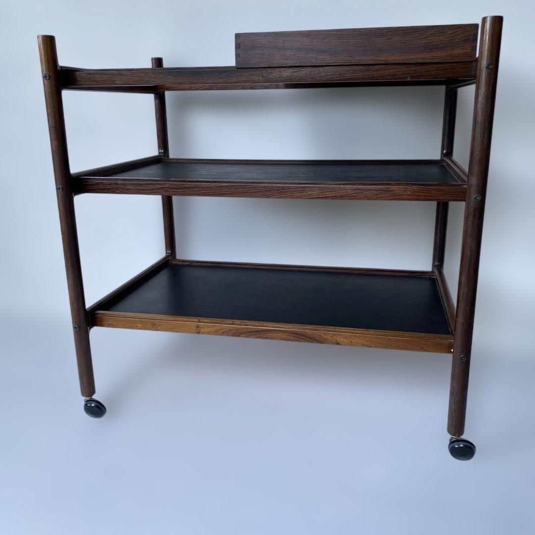 1960年代頃 デンマーク製 ローズウッド ワゴン トロリー