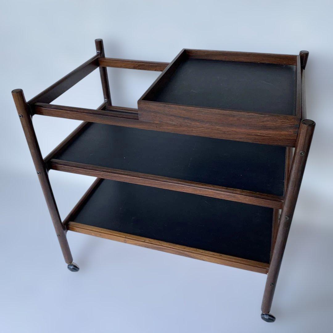 1960年代頃 デンマーク製 ローズウッド ワゴン トロリー