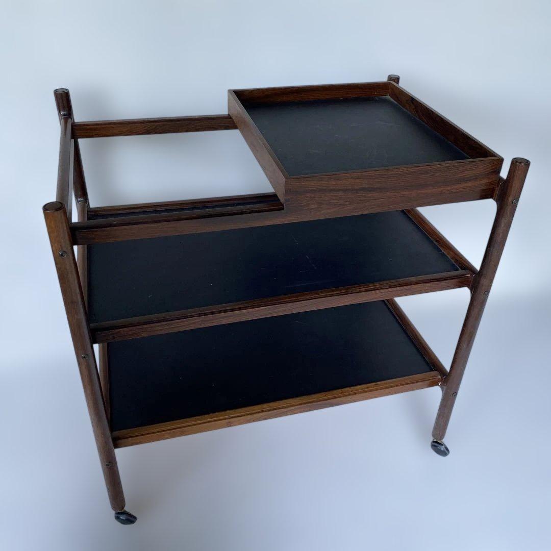 1960年代頃 デンマーク製 ローズウッド ワゴン トロリー