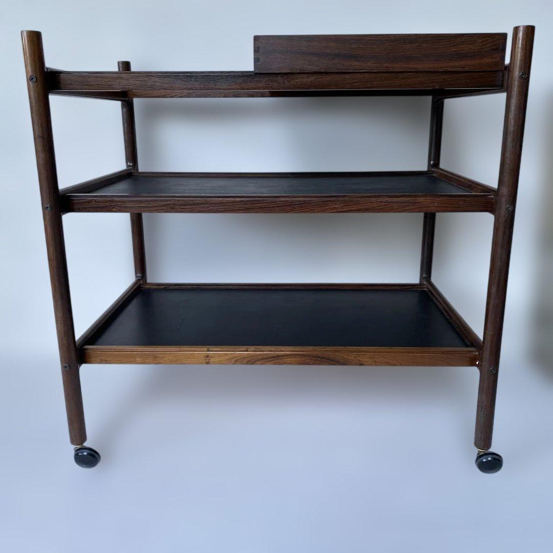 1960年代頃 デンマーク製 ローズウッド ワゴン トロリー