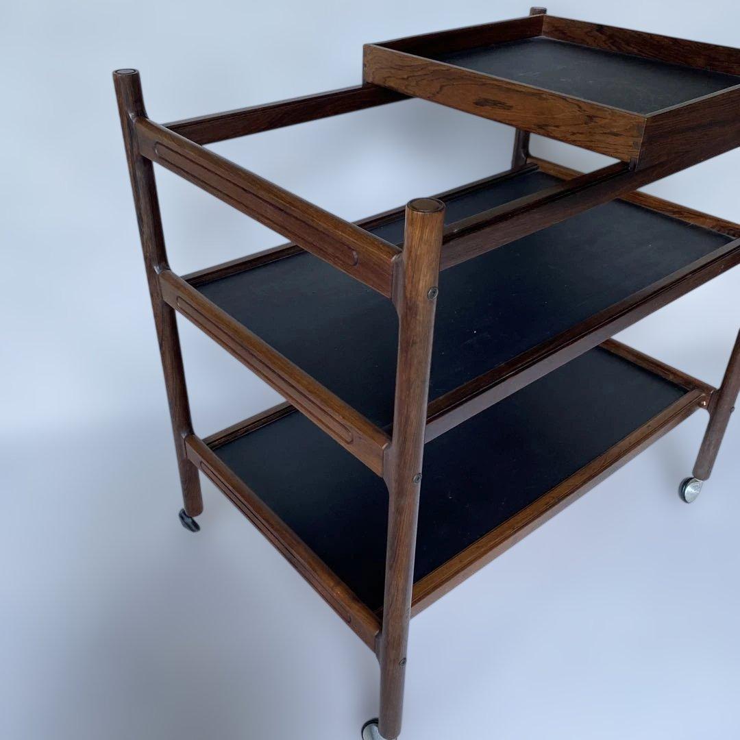 1960年代頃 デンマーク製 ローズウッド ワゴン トロリー