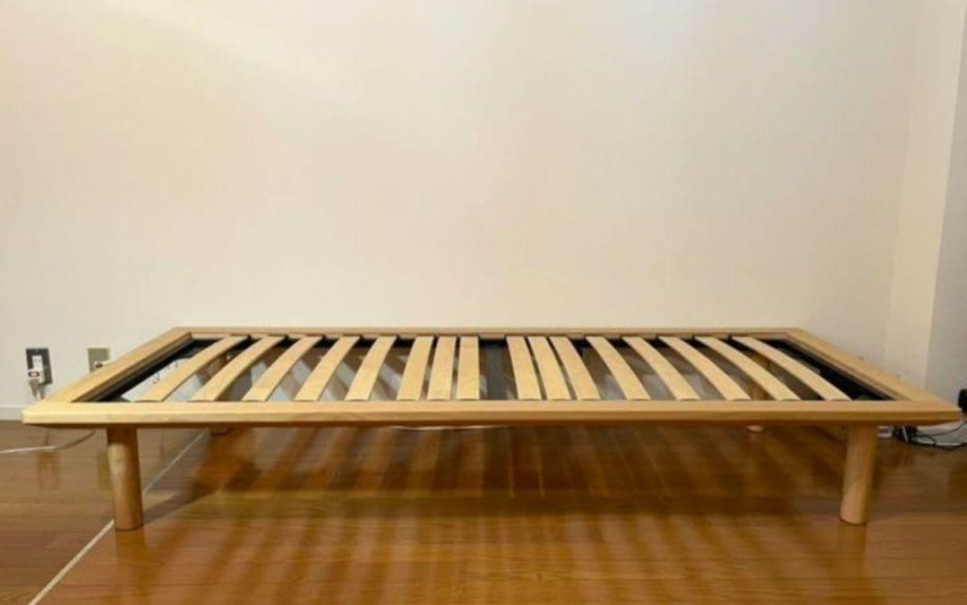 無印良品マットレス付きすのこベッド3点セット