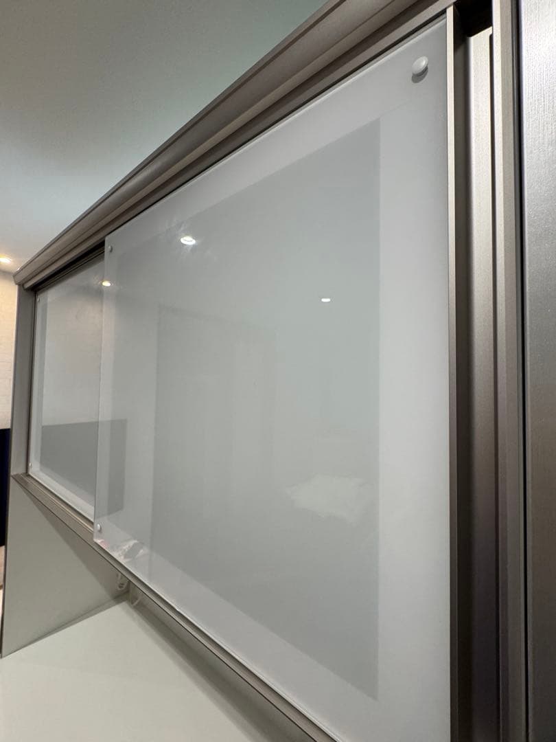 なご【綾野製作所 】高級食器棚 キッチンボード120㎝幅(超美品)送料込