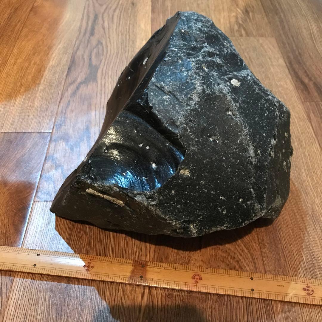 《貴重 》北海道 白滝村 黒曜石 オブシディアン 約9.3kg