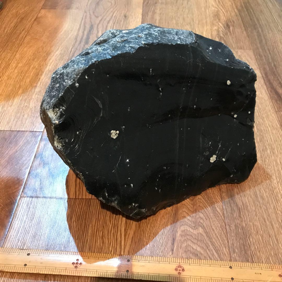 《貴重 》北海道 白滝村 黒曜石 オブシディアン 約9.3kg