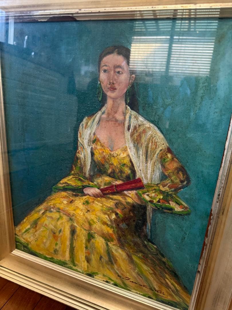 91.「タイトル不明」髙橋一善 油絵